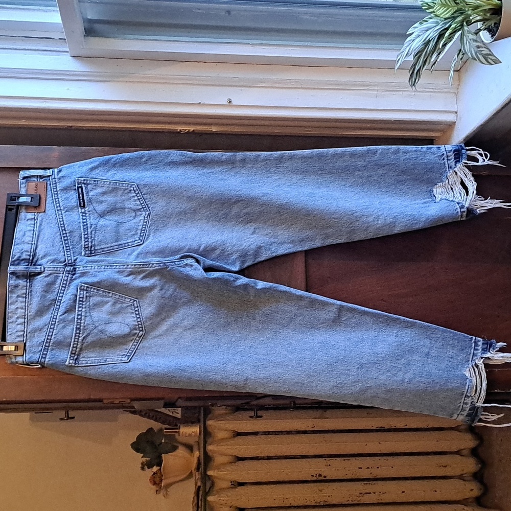 Calvin Klein Jeans Size 26 Light Blue Hi Rise Classic Straight Fit Jeans - Picture 6 of 6
